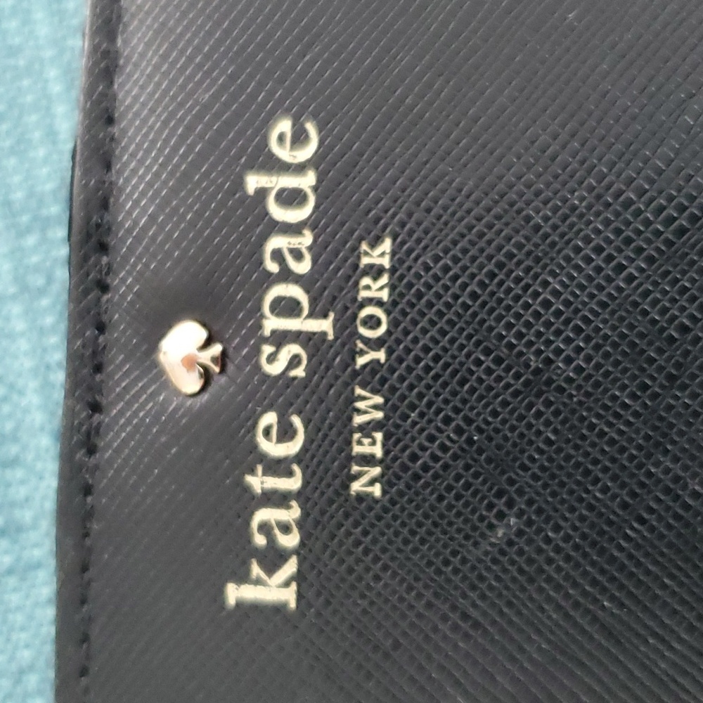 KATE SPADE WALLET CREAM/BLACK - Picture 2 of 14
